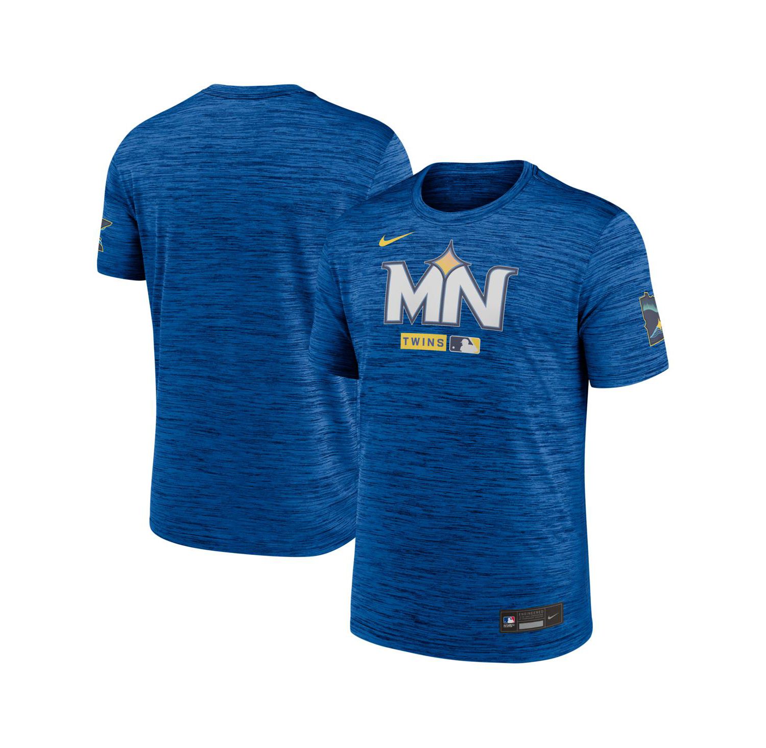 Men's Royal Minnesota Twins Authentic Collection City Connect Velocity Dri-FIT T-Shirt