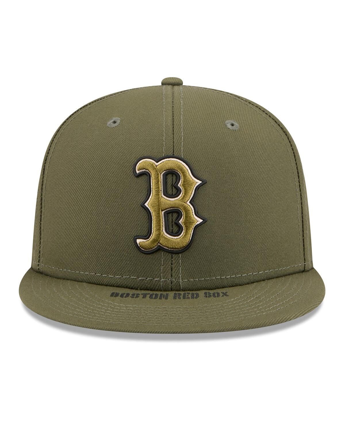 New Era Men's Olive Boston Red Sox 2026 Armed Forces Day 59FIFTY Fitted Hat
