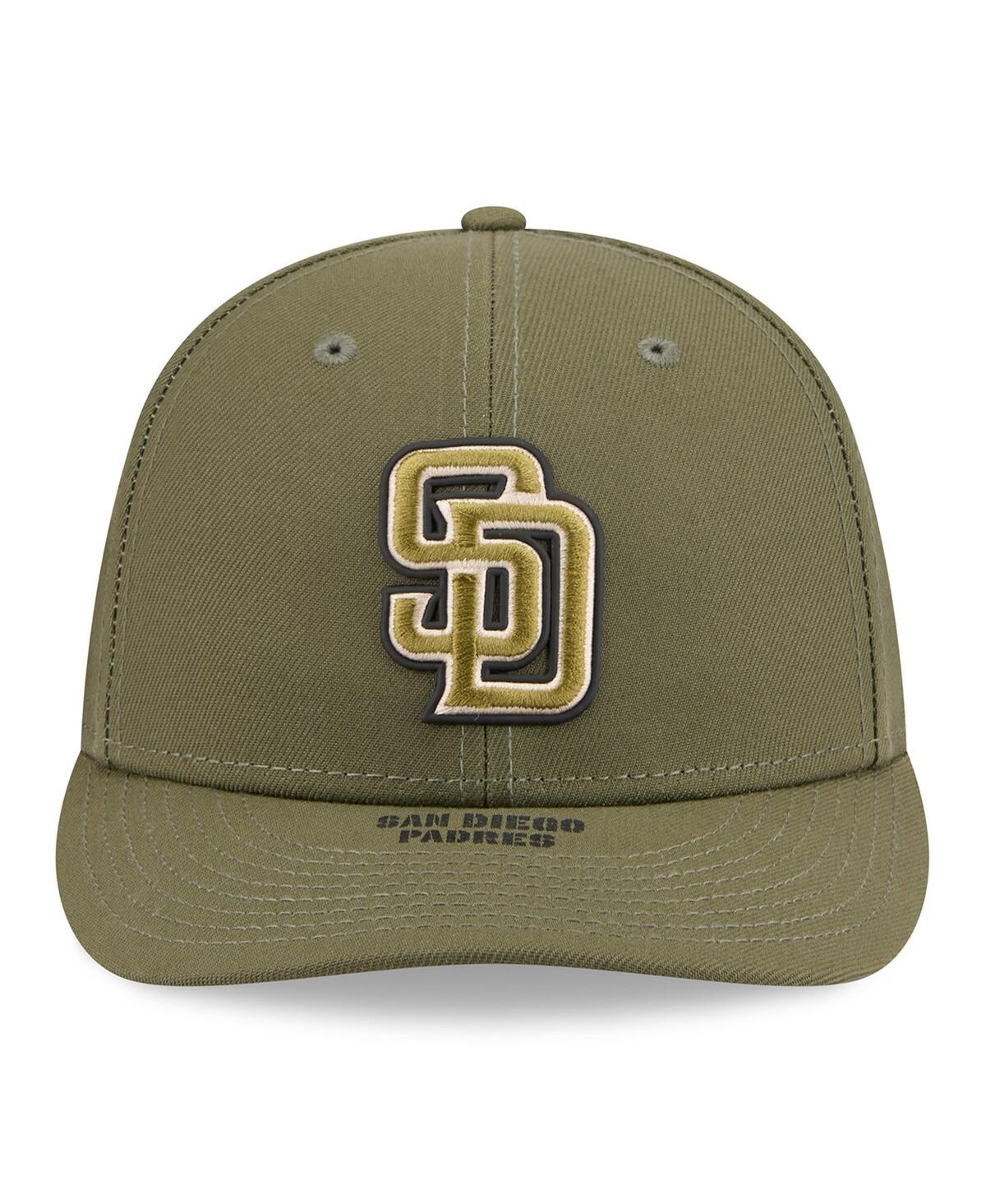 New Era Men's Olive San Diego Padres 2026 Armed Forces Day Low Profile 59FIFTY Fitted Hat