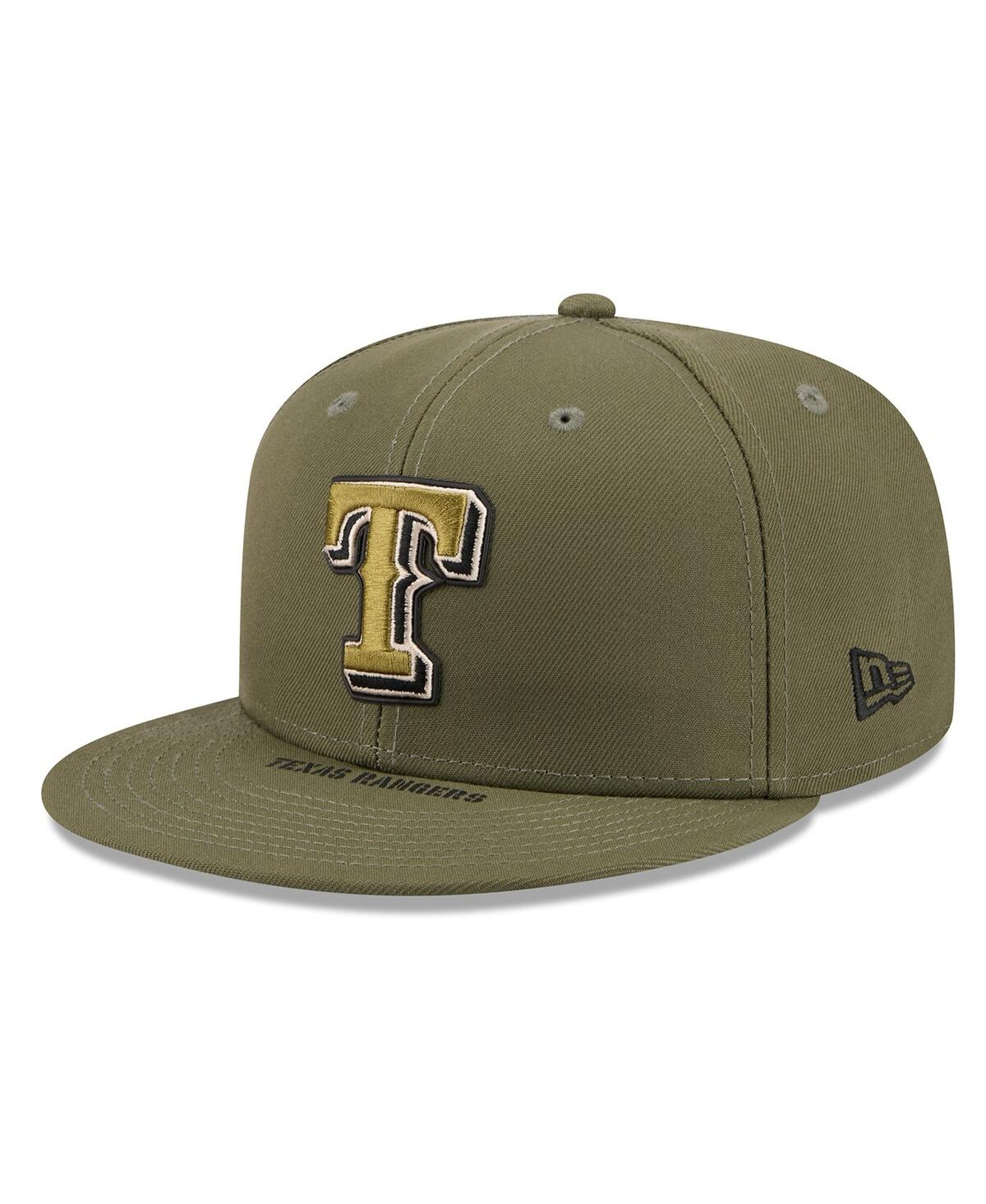 New Era Men's Olive Texas Rangers 2026 Armed Forces Day 59FIFTY Fitted Hat