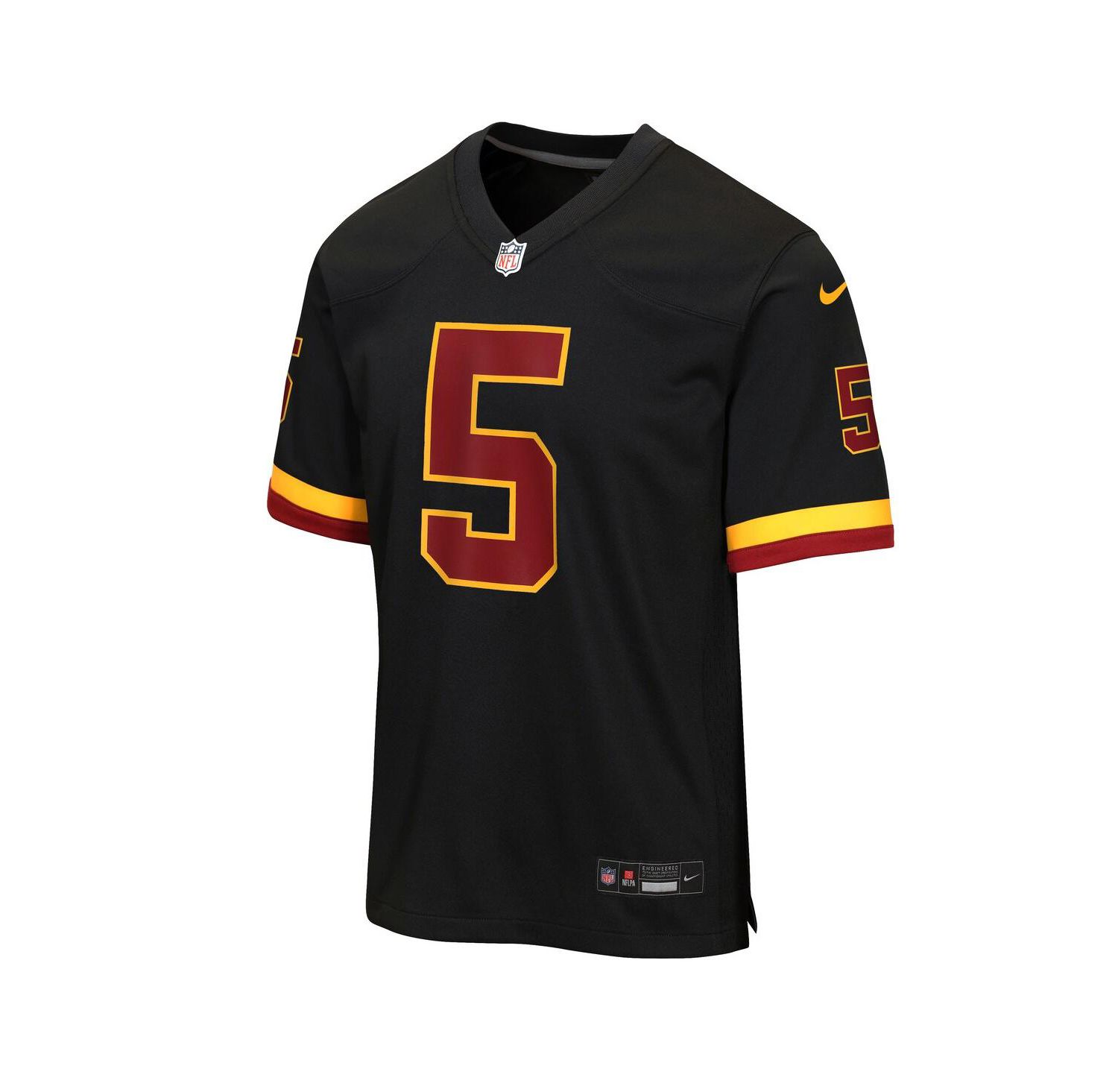 Big Boys and Girls Jayden Daniels Black Washington Commanders Hail Raiser Alternate Game Jersey