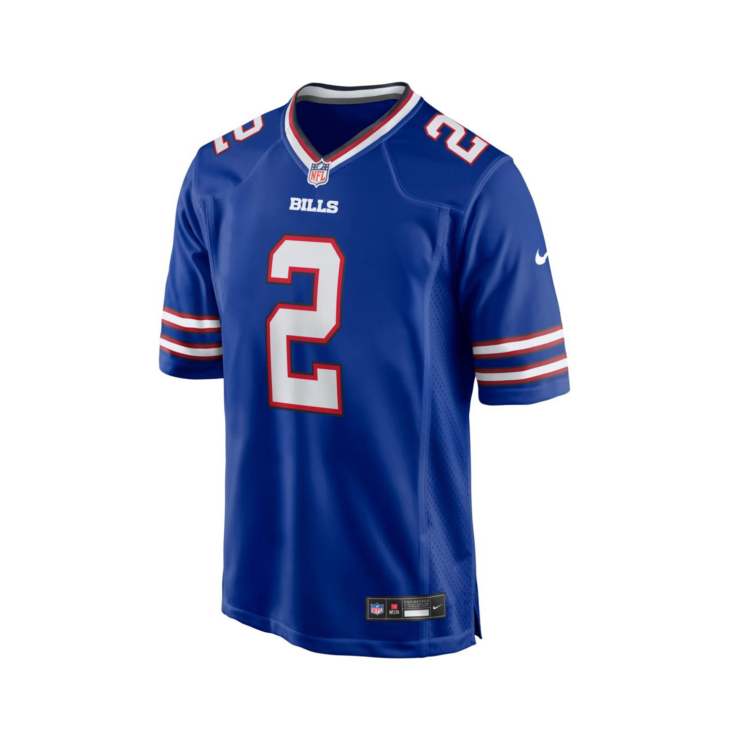 Мужской топ Nike D.J. Moore Royal Buffalo Bills Game Jersey — фото 2