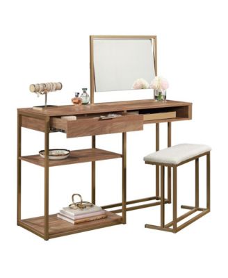 International Lux Vanity Table, Sindoori Mango finish