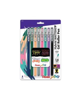 Arts Hybrid Mattehop Gel Roller, 1.0mm, 8-Pk