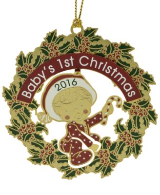 ChemArt - 2016 Baby's 1st Christmas Ornament