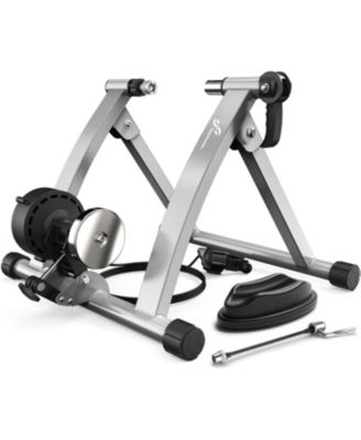 Magnetic Bike Trainer Stand for 26–28 in and 700C Wheels, 6-Level Resistance
