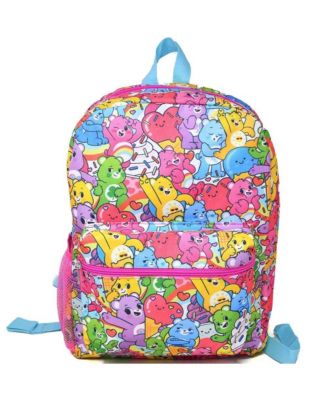 All Over Print Nylon Kids School Backpack 16", Colorful and Fun for Girls