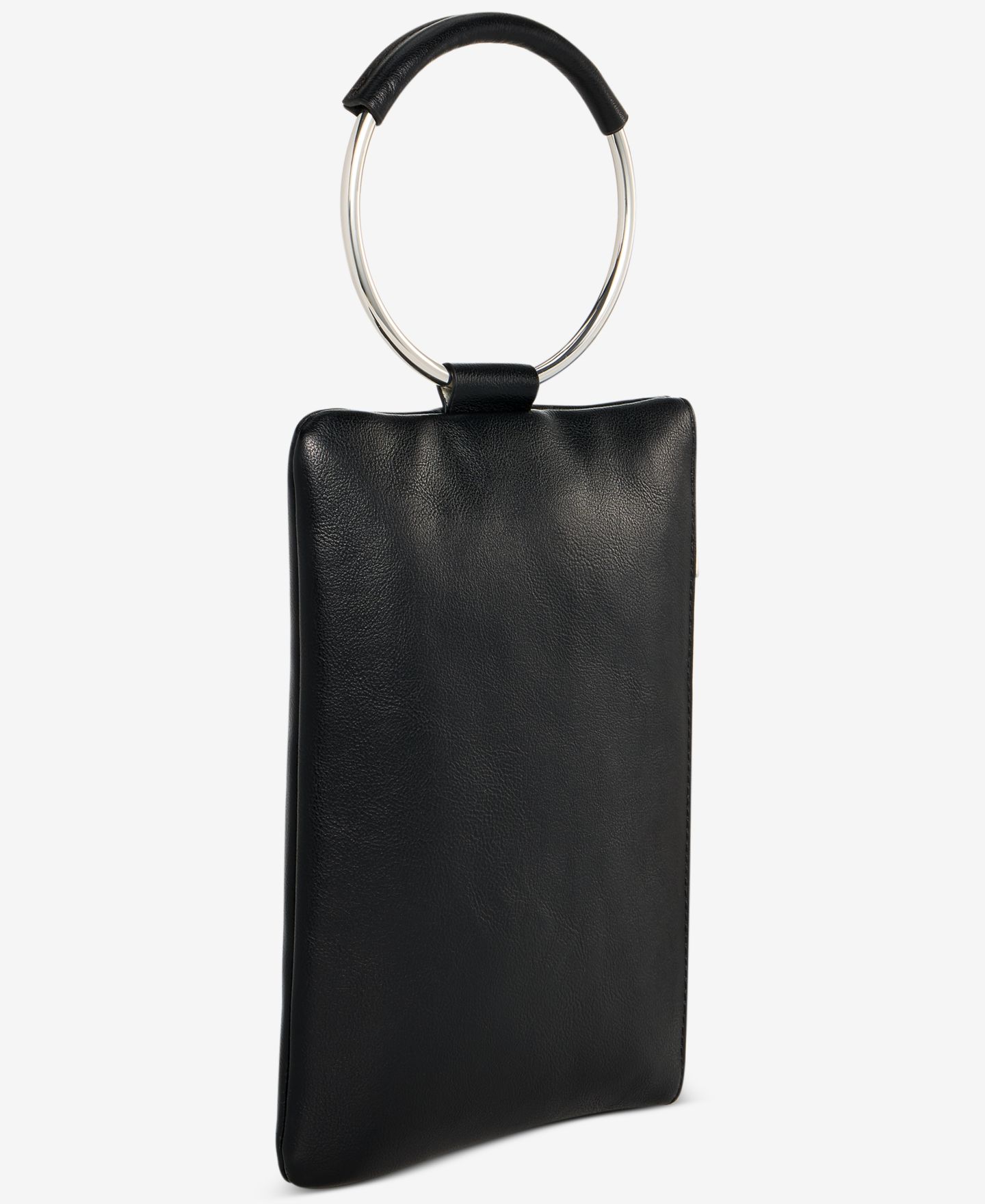Женская сумка I.N.C. International Concepts Charlii Bangle Crossbody, цвет: Чёрный / Серебряный — фото 6