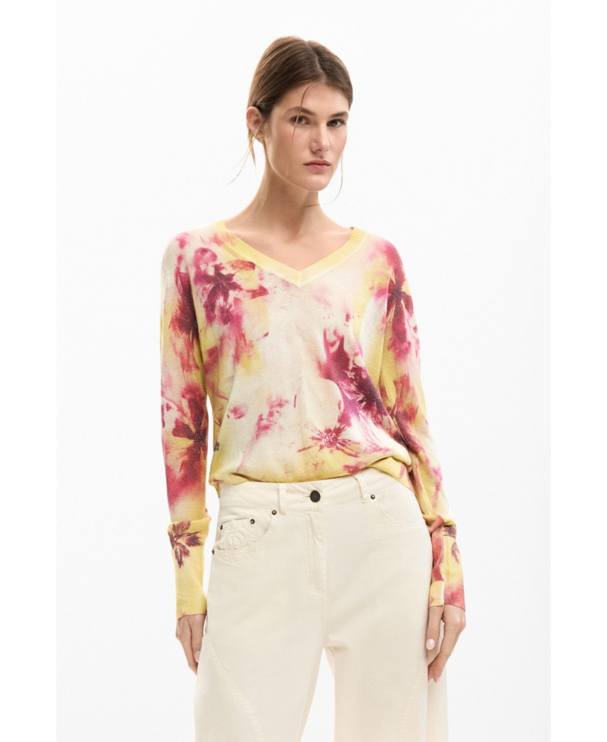 Desigual Women's Long Tie Trousers