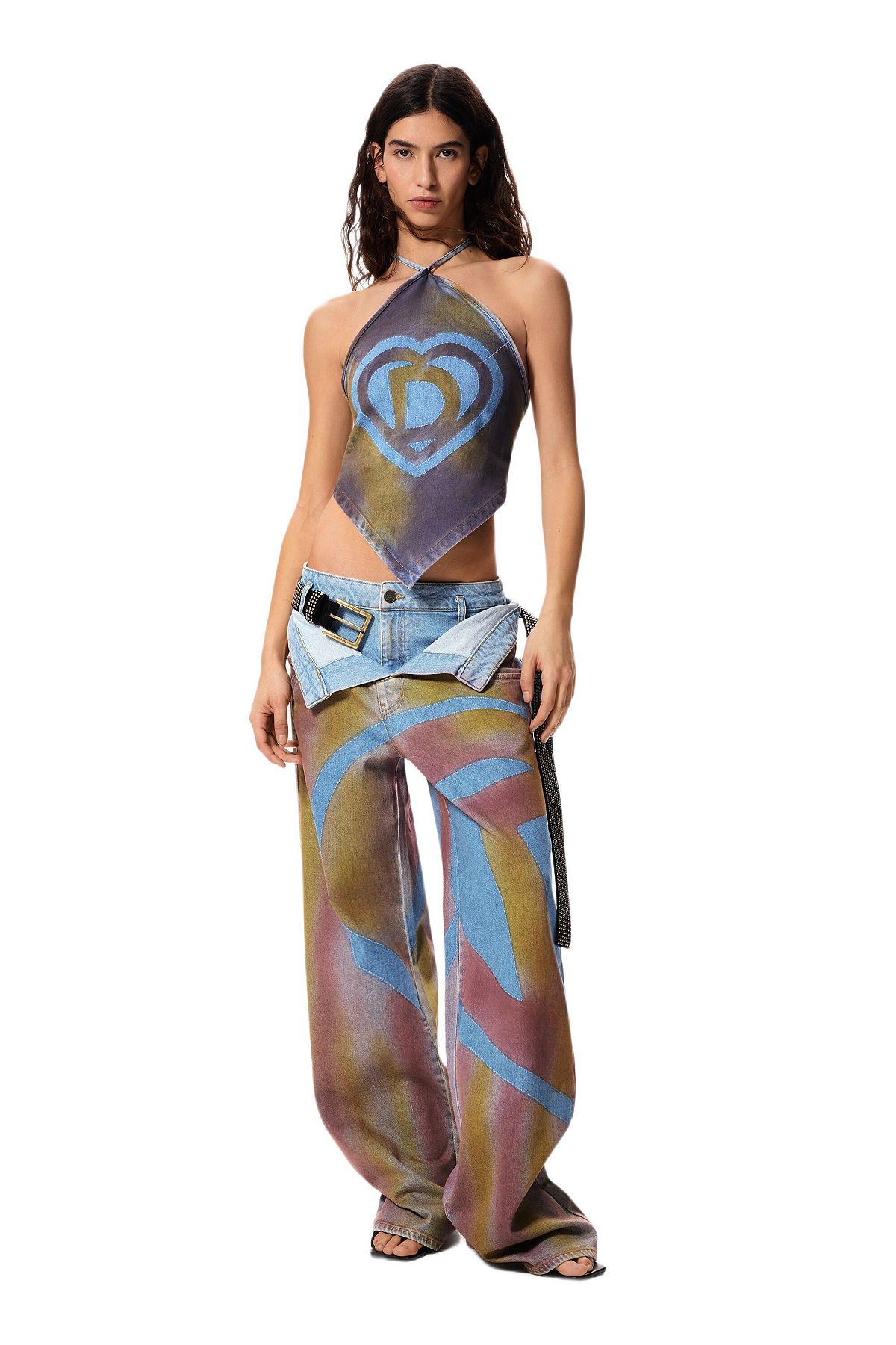 Desigual Women's Oversized trousers Masha Popova view 2 — MAYCSS fashion products