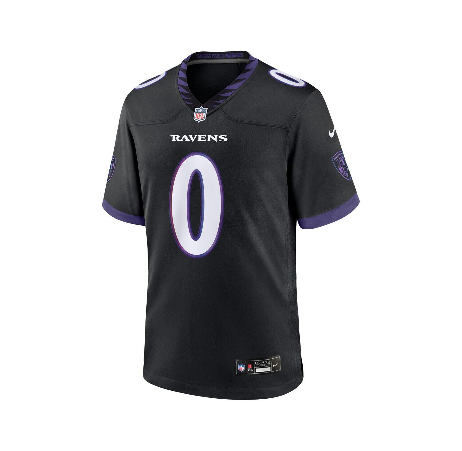 Men's Roquan Smith Black Baltimore Ravens Alternate Game Jersey