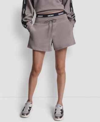 Women's High-Rise Logo Elastic Waistband Shorts