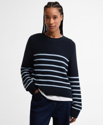 Women's Striped Crewneck Sweater