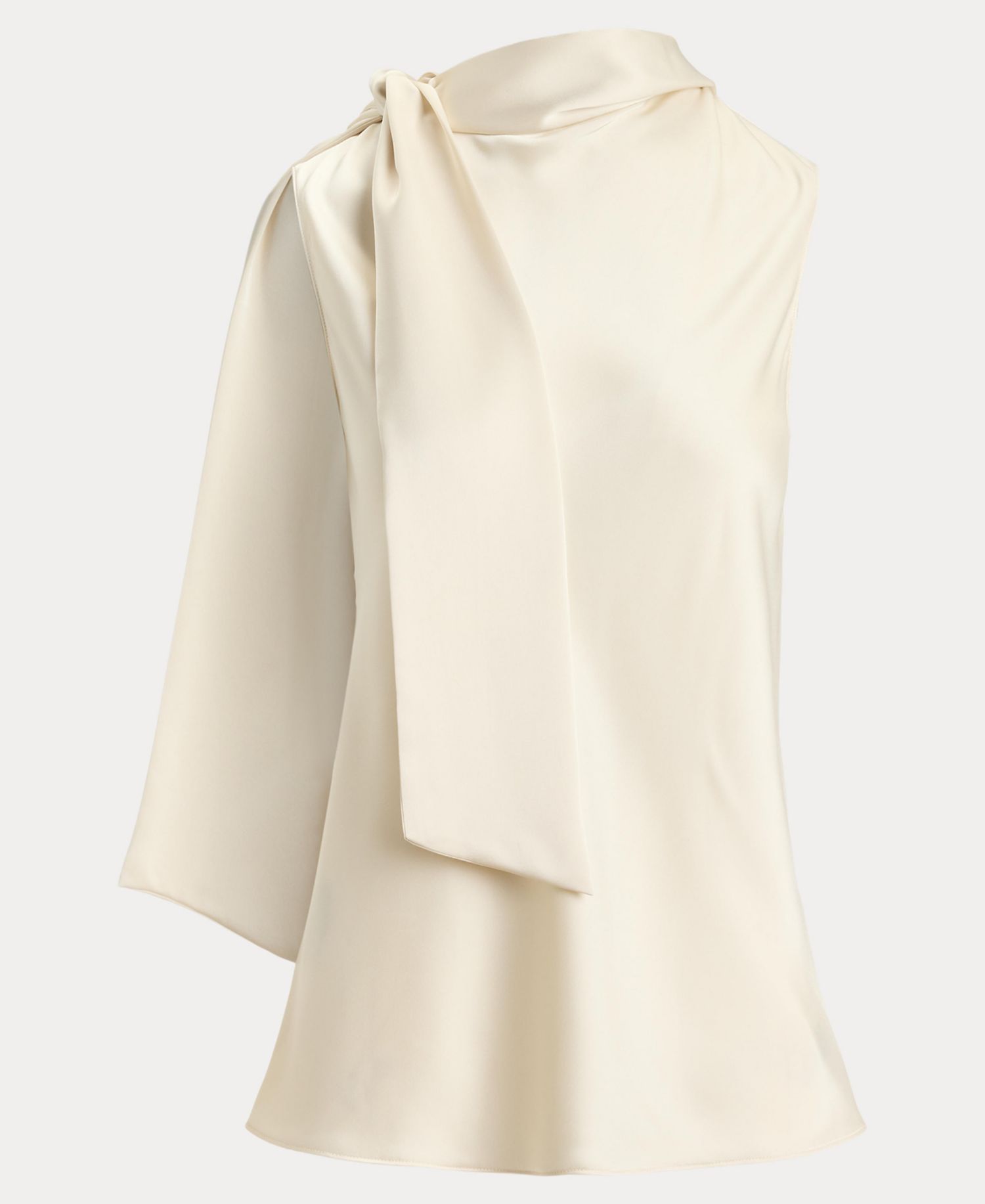 Women's Tie-Neck Sleeveless Blouse