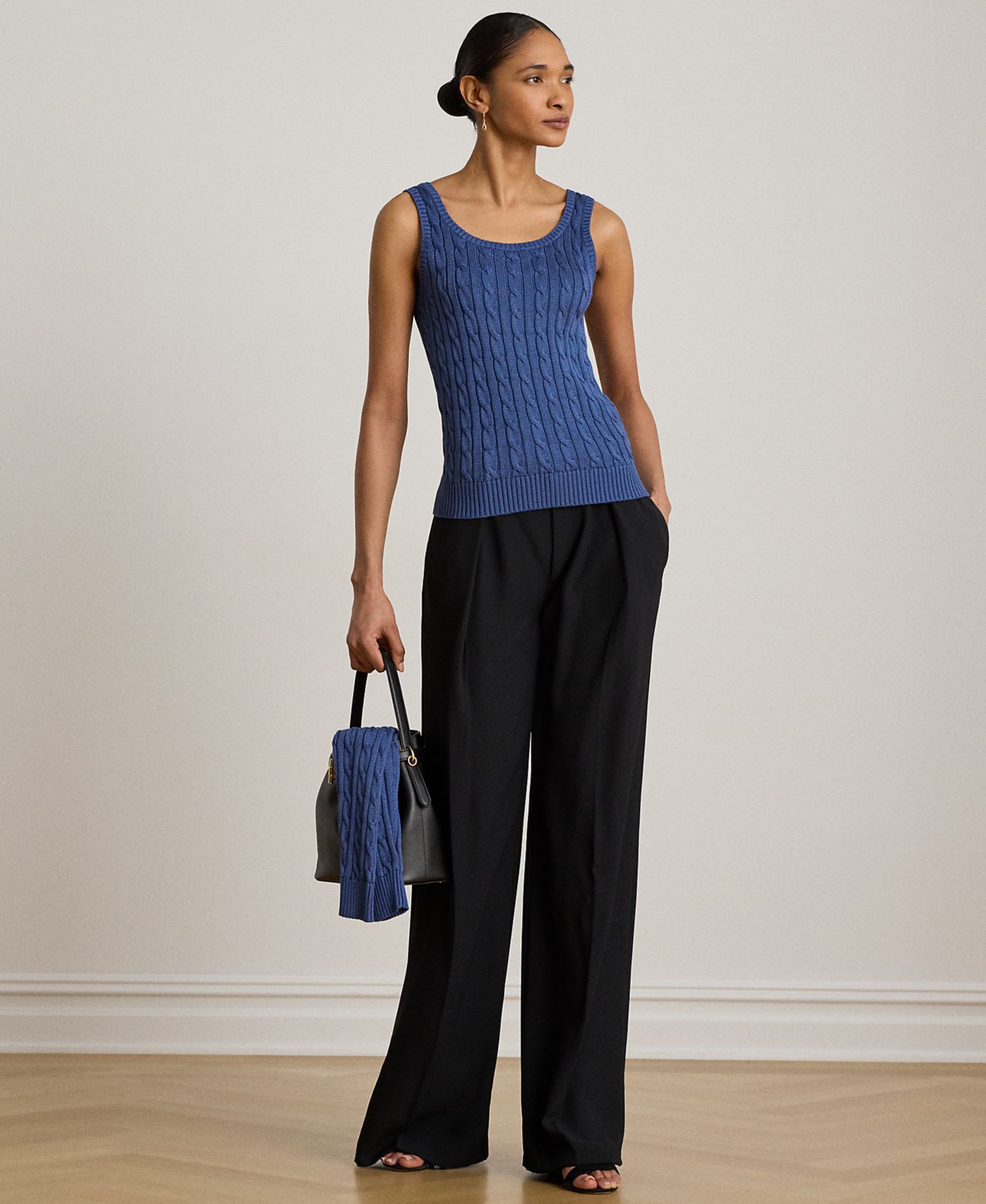 Women's Slim-Fit Sleeveless Sweater