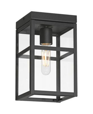 San Lucas 10 1/4 inces High Sand  Outdoor Flushmount Ceiling Light