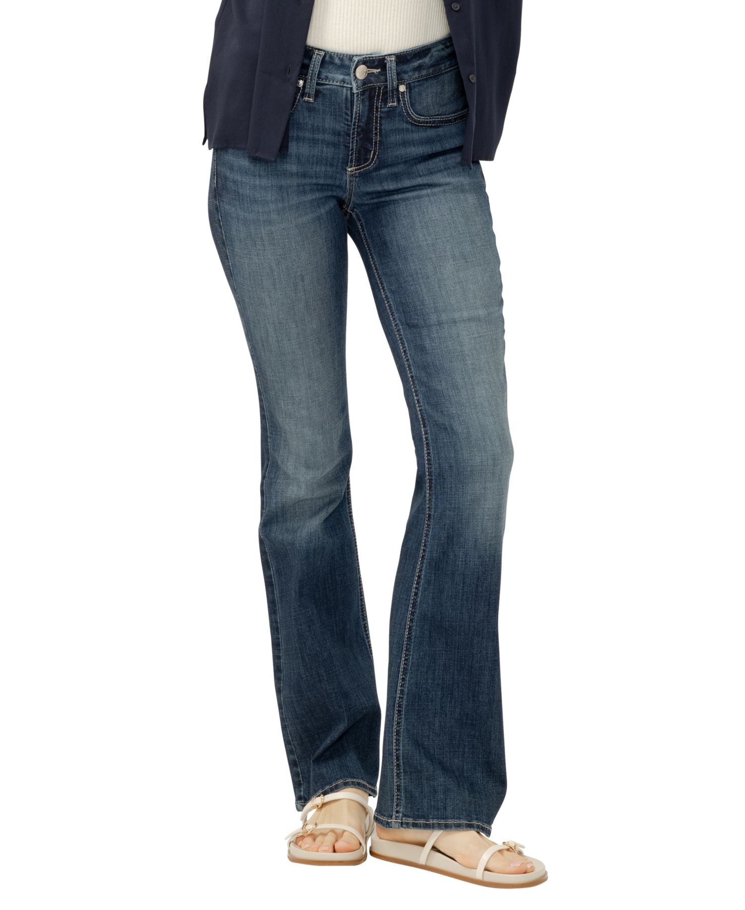Women's Suki Mid-Rise Bootcut Luxe Stretch Jeans