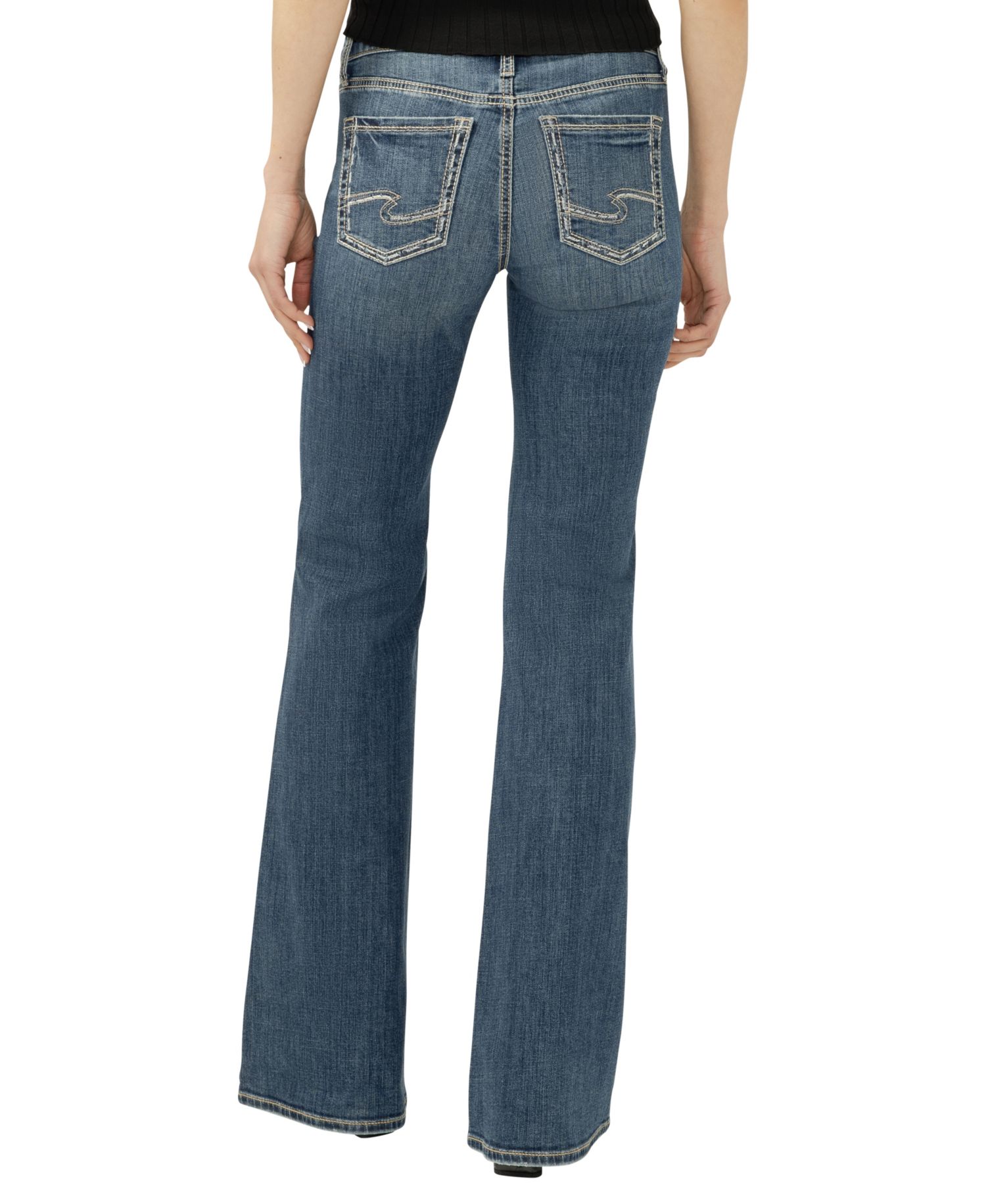 Women's Suki Mid-Rise Flare Luxe Stretch Jeans
