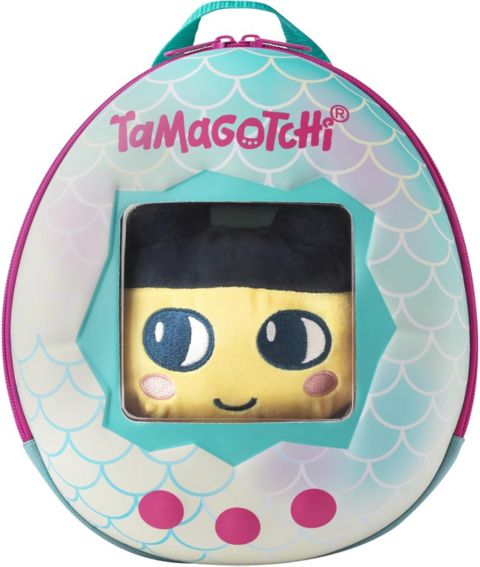 Детские мягкие игрушки Bandai Tamagotchi - Adventure Companion Backpack - Mametchi Plush