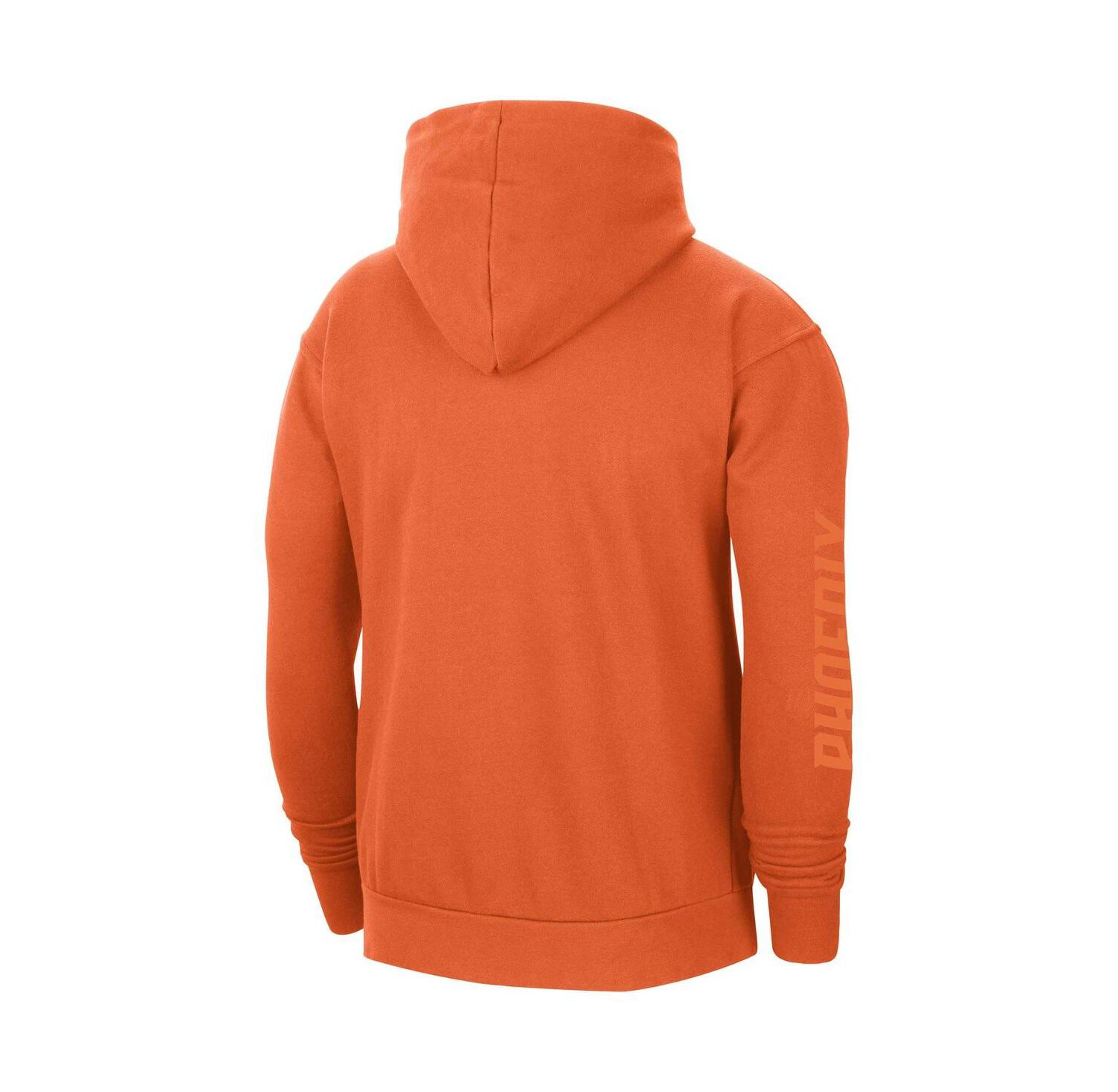 Men's Orange Phoenix Suns Courtside Statement Edition Pullover Hoodie