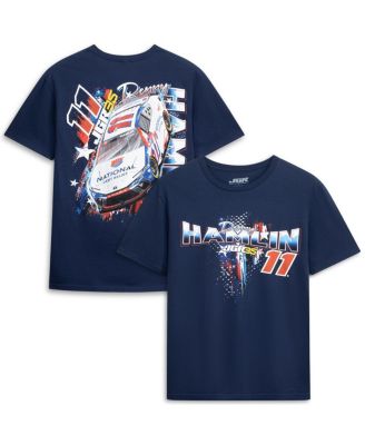 Men's Navy Denny Hamlin 11 Debt Relief T-Shirt