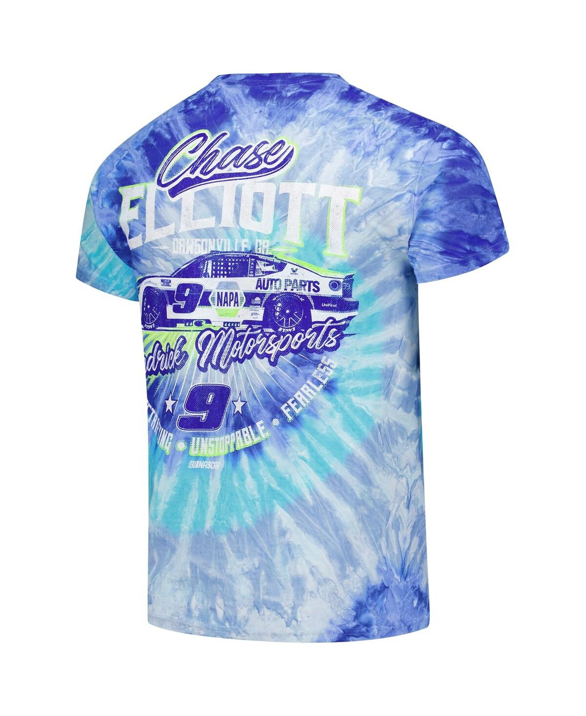 Classic Ink Usa Men's Royal Chase Elliott Tie-Dye T-Shirt