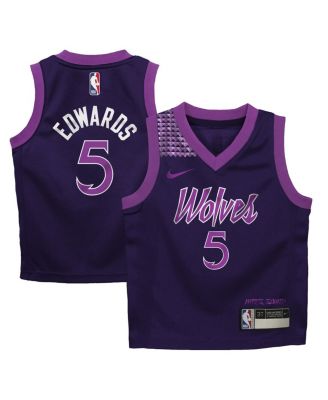 Baby Boys and Girls Anthony Edwards Purple Minnesota Timberwolves 2025/26 City Edition Swingman Jersey