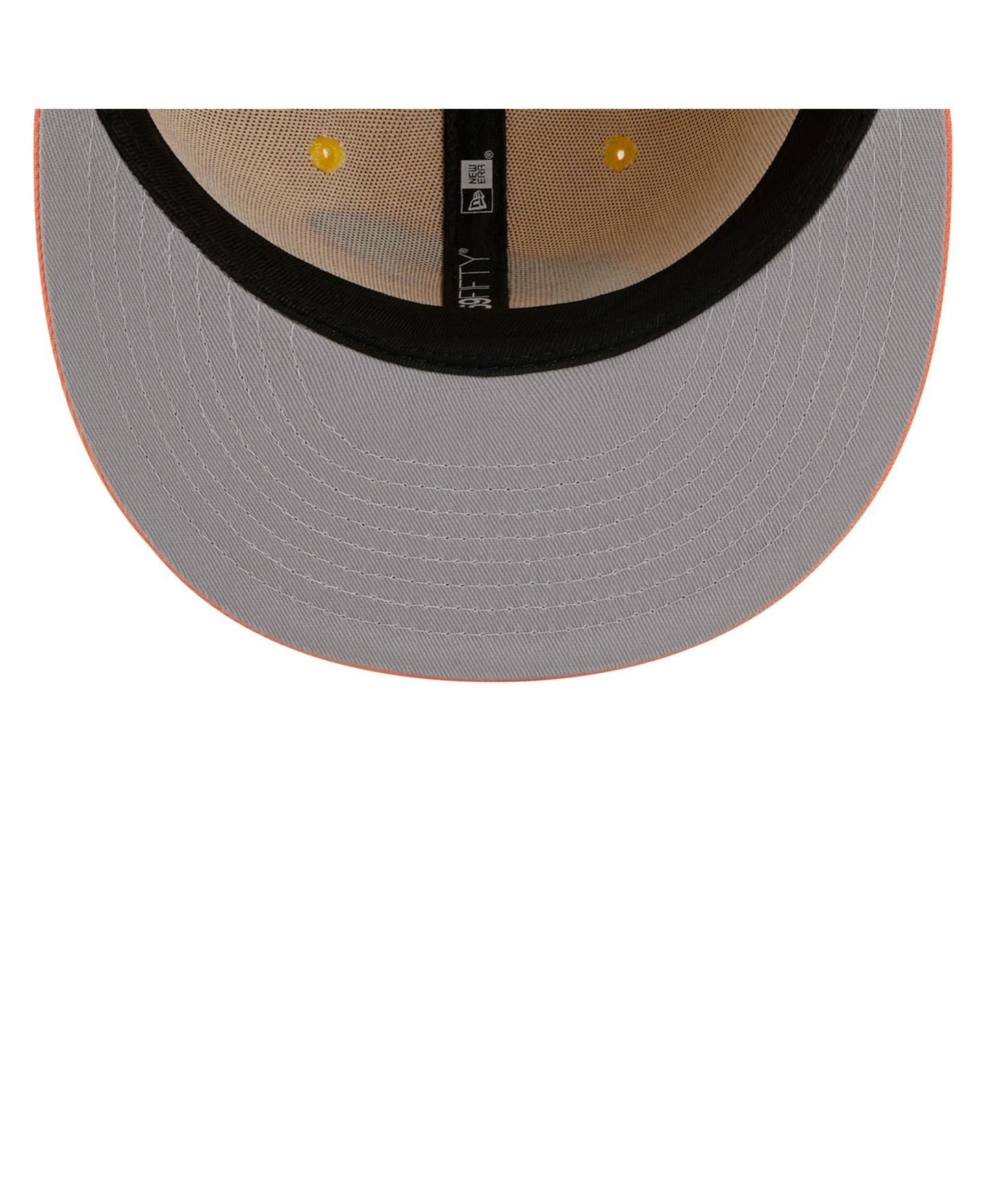 Мужская кепка New Era Gold Cleveland Cavaliers 2025/26 City Edition Alternate 59FIFTY Fitted Hat — фото 5