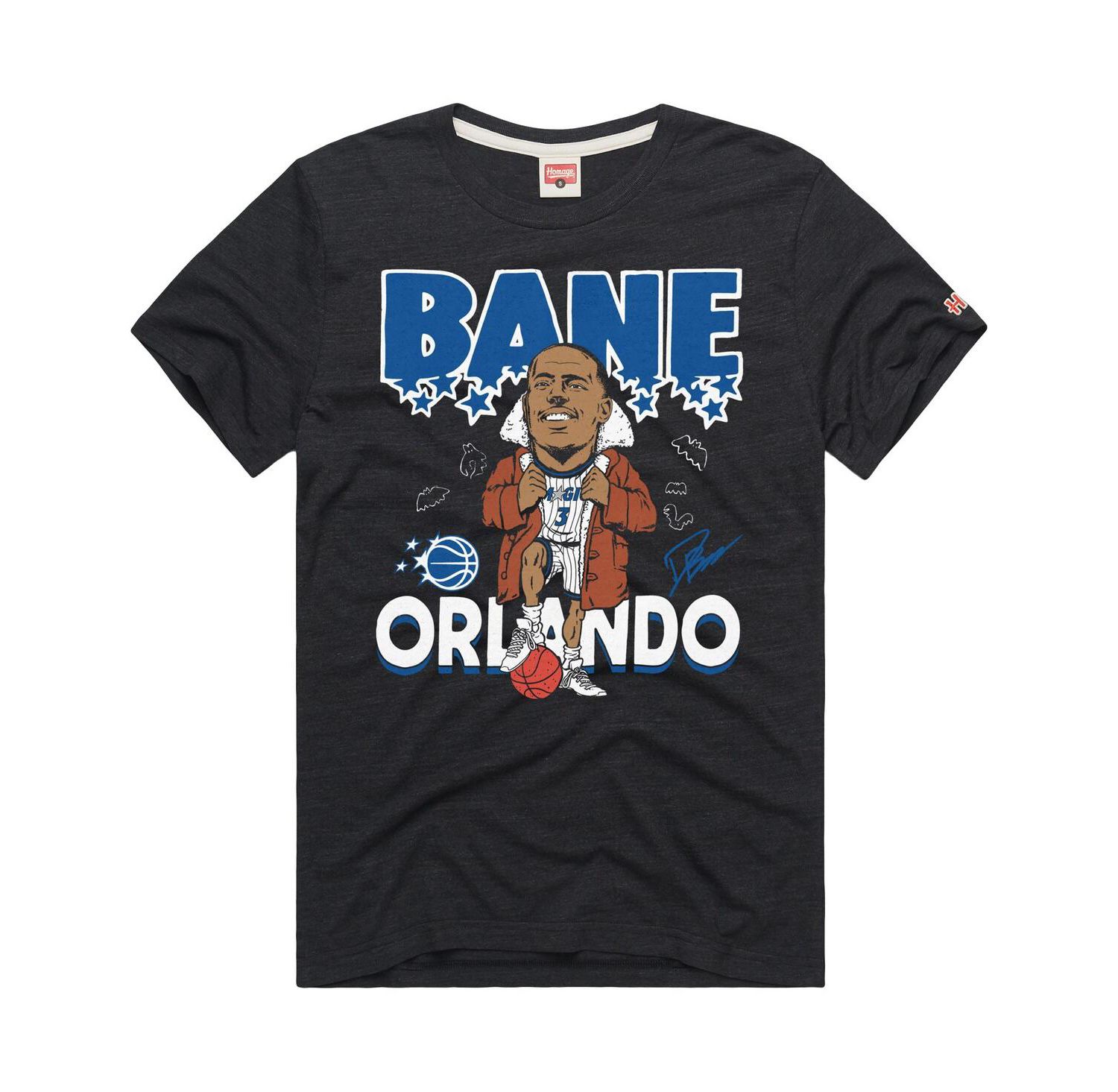 Men's and Women's Desmond Bane Charcoal Orlando Magic Signature Tri-Blend T-Shirt