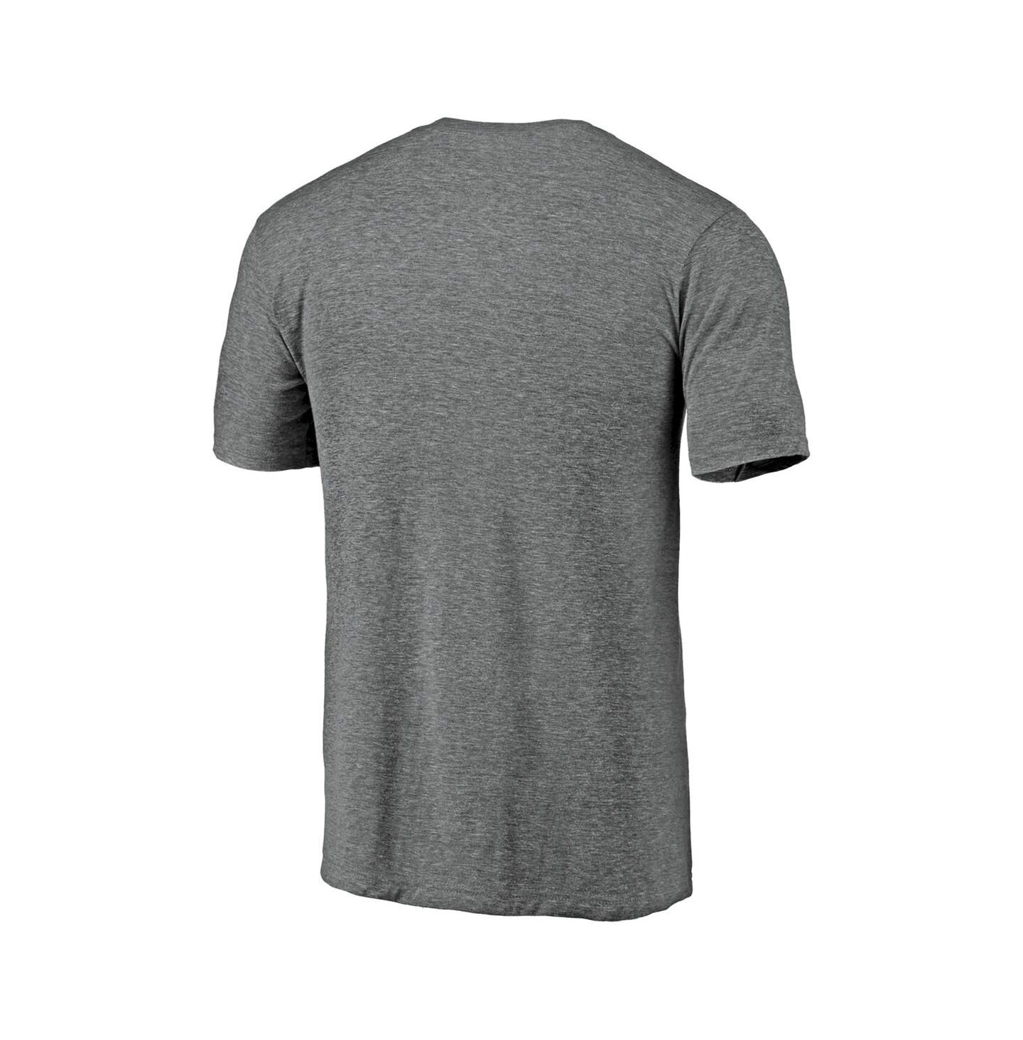 Мужская футболка Fanatics Mto Label Heather Gray Houston Cougars Arched City Tri-Blend — фото 3