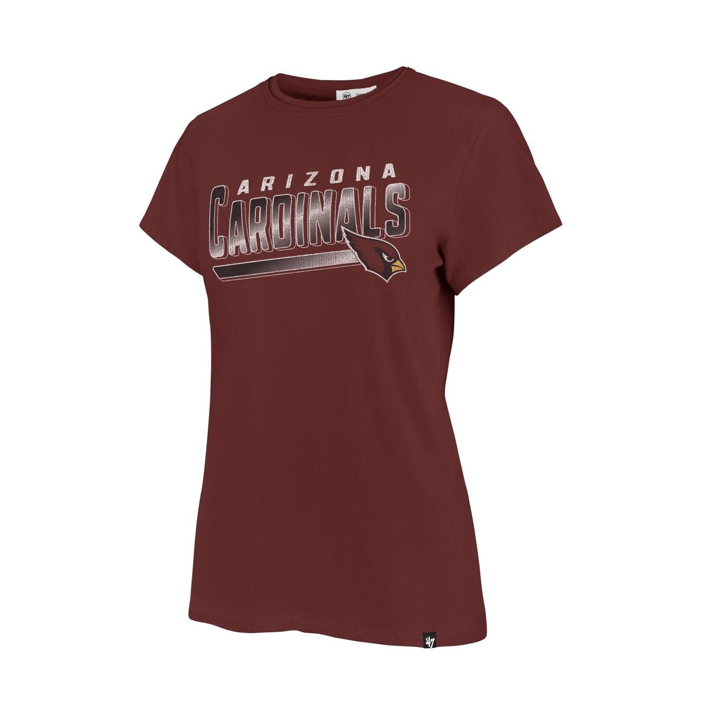Женская футболка '47 Brand Cardinal Arizona Cardinals Pep Up Frankie — фото 2