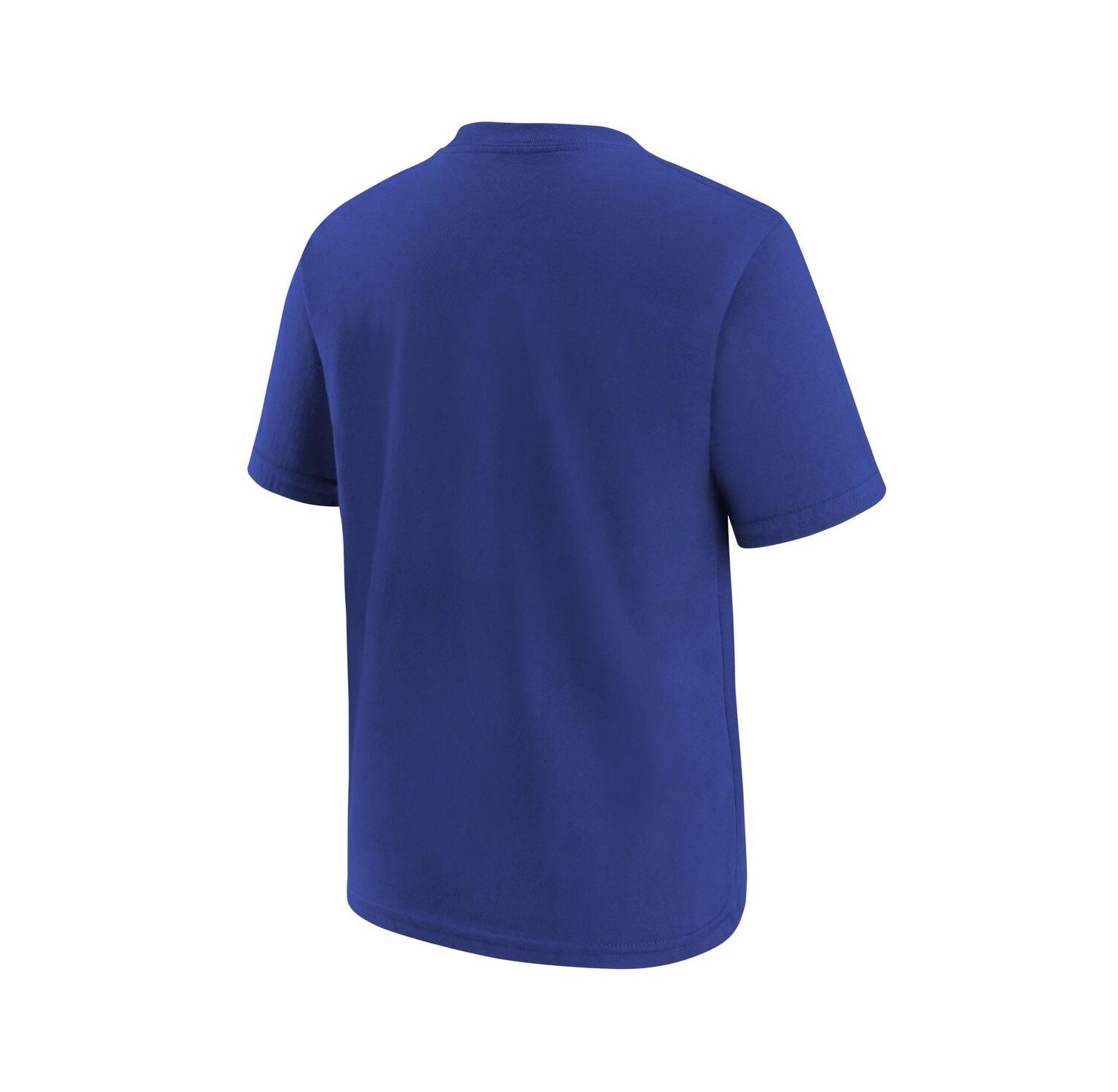 Big Boys and Girls Blue Detroit Pistons Team Essential Logo T-Shirt