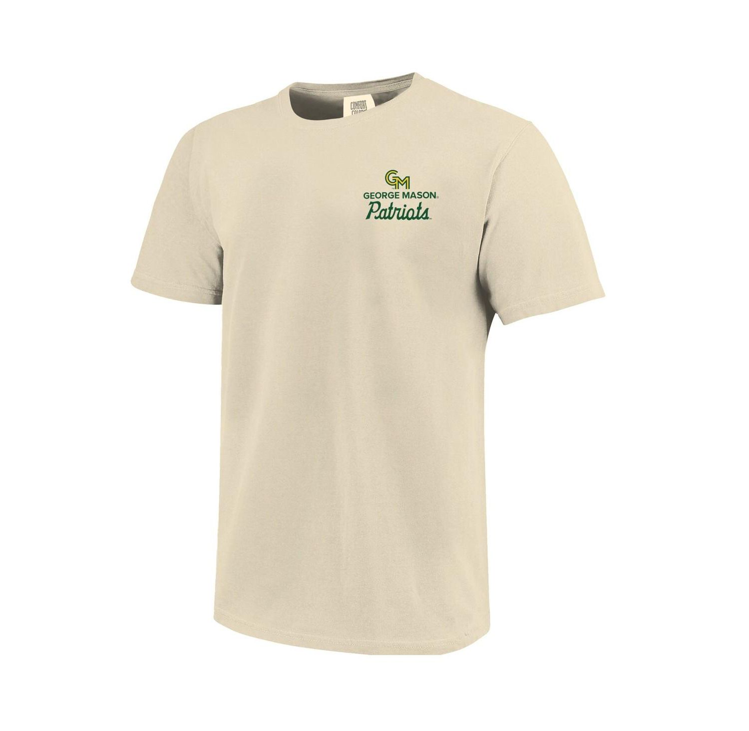 Men's Cream George Mason Patriots Comfort Colors Mascot Overlay T-Shirt