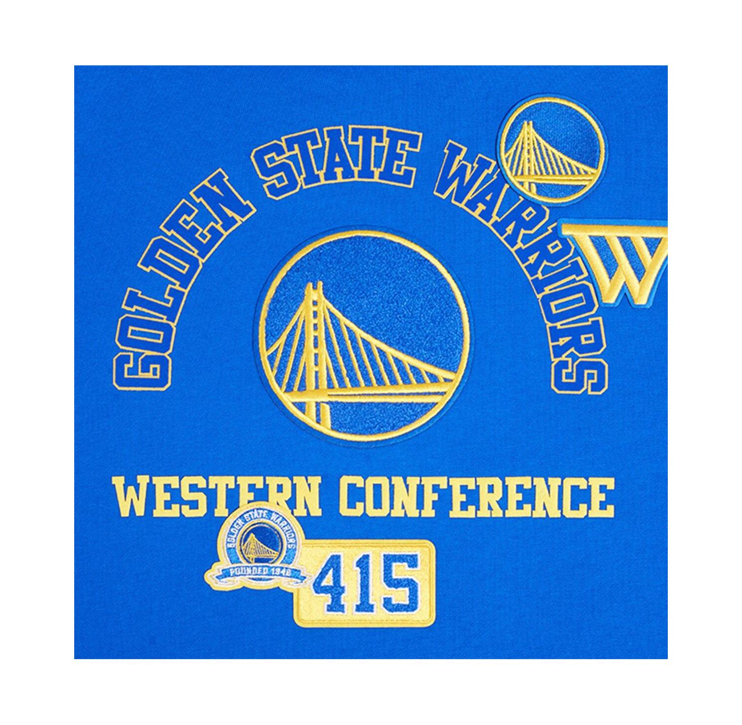 Men's Royal Golden State Warriors Area Code Pullover Hoodie