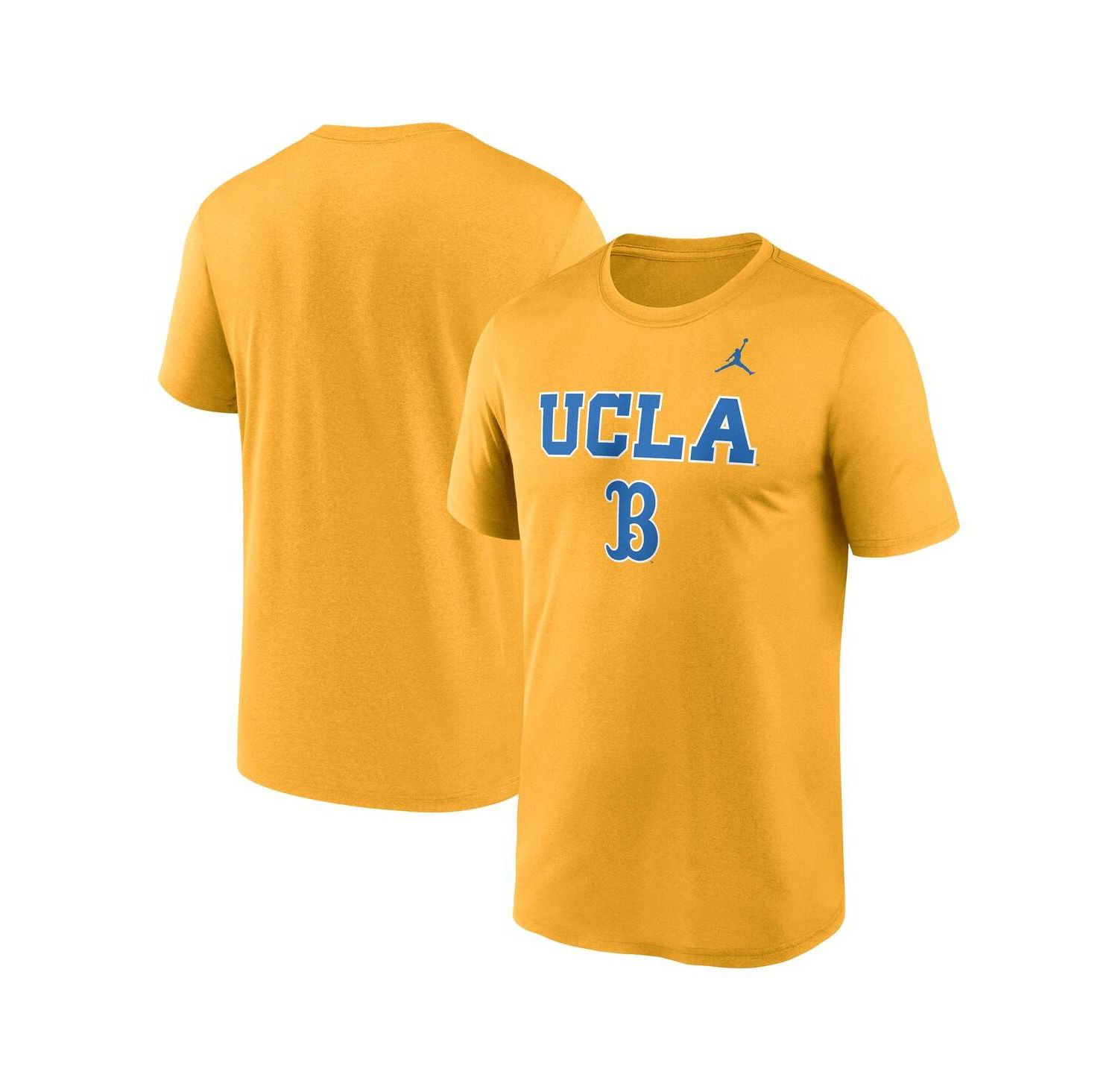 Men's Gold UCLA Bruins Lockup Legend Performance T-Shirt