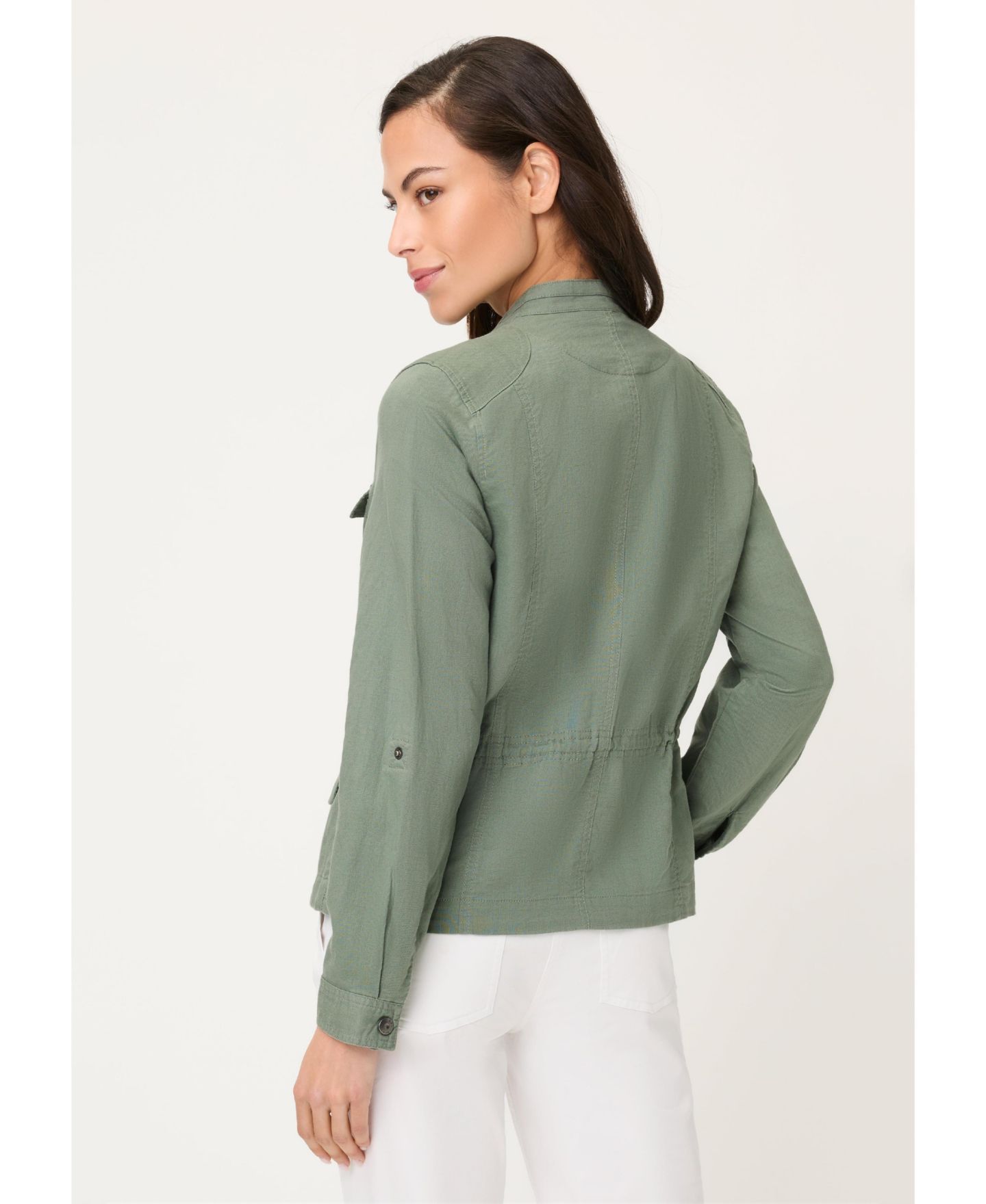 Женская куртка Olsen Linen Blend Safari — фото 3