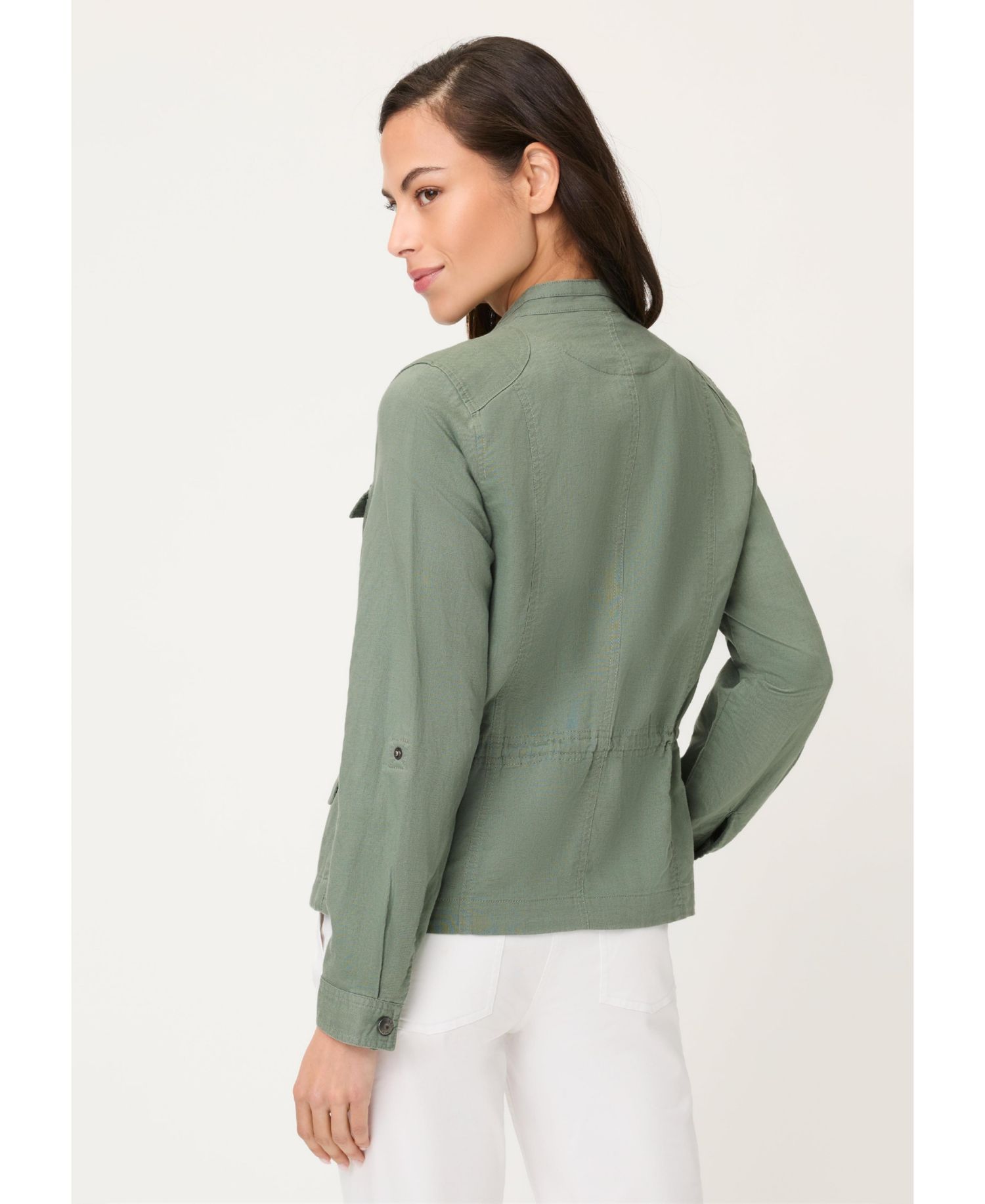 Women's Linen Blend Safari Jacket
