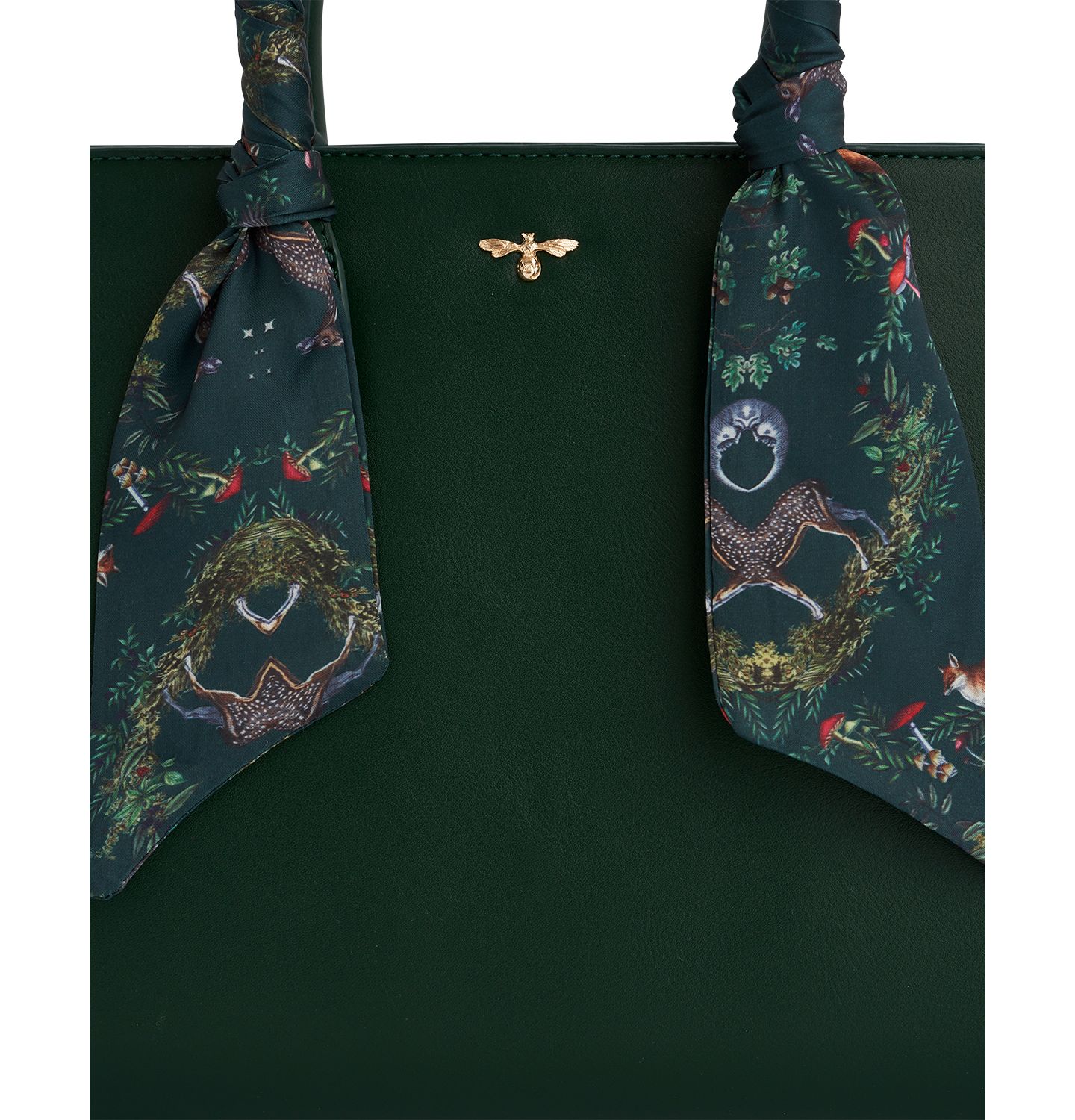 Женская сумка Fable England Into the Woods Structured Tote, цвет: Зелёный — фото 7