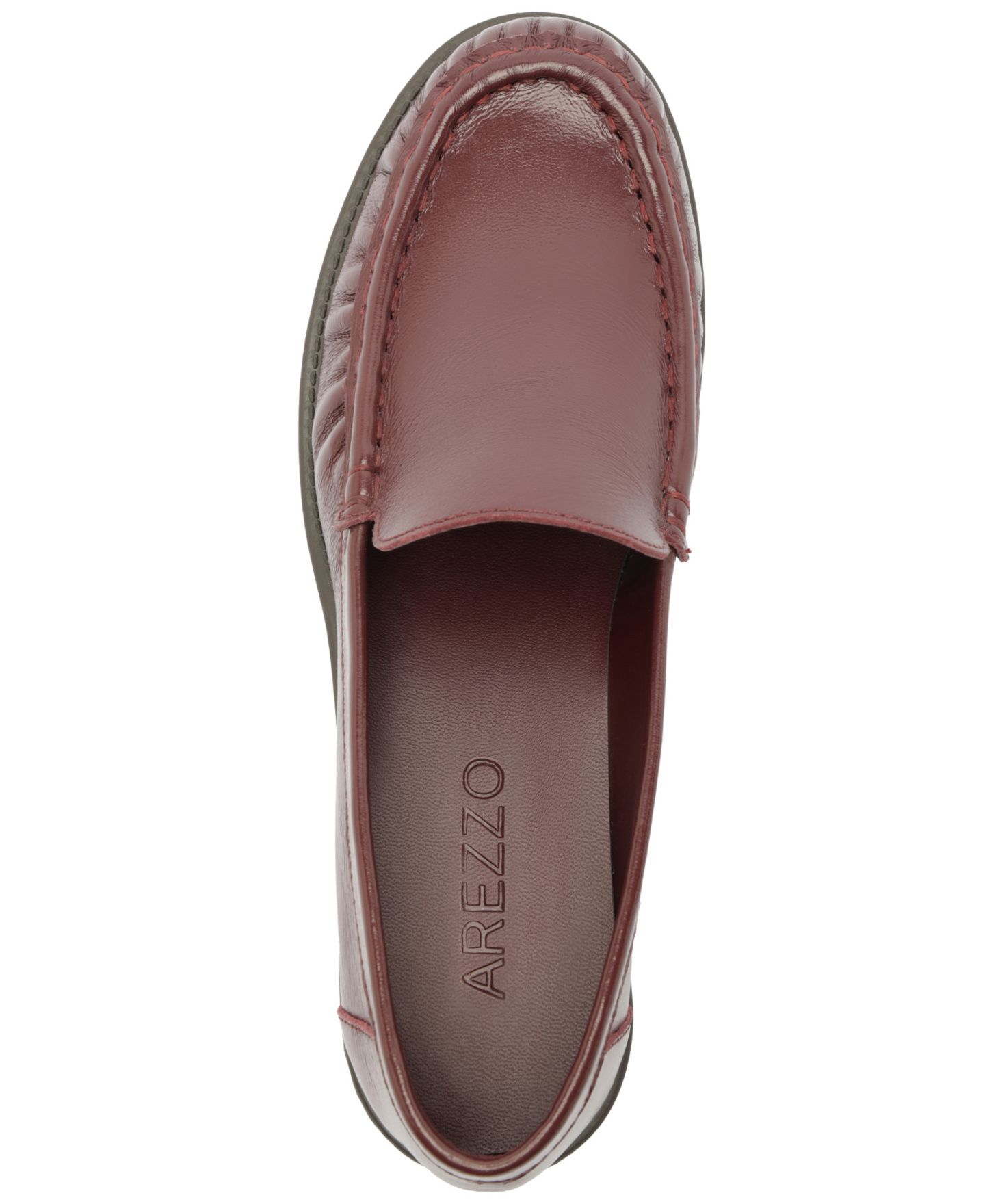 Женские туфли Arezzo Hunter Slip-On, цвет: Рубиновый — фото 4