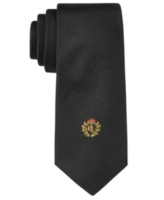 Lauren Ralph Lauren Boys Solid Crest Tie - Black