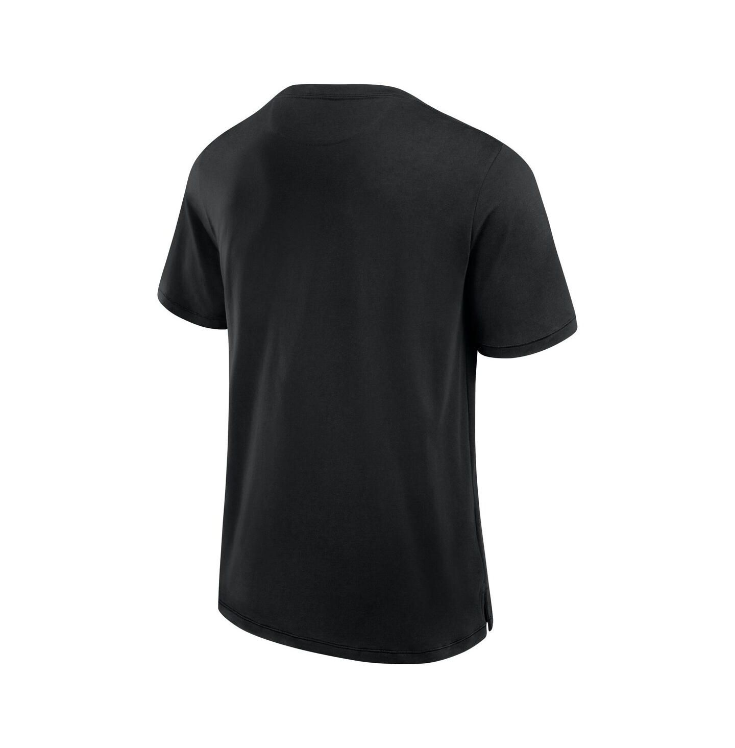 Мужская футболка Fanatics Black Tampa Bay Lightning Elevated Pima — фото 3