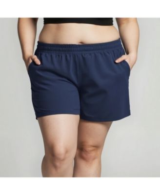 Plus Size Classic Fit Swim Shorts With Panty