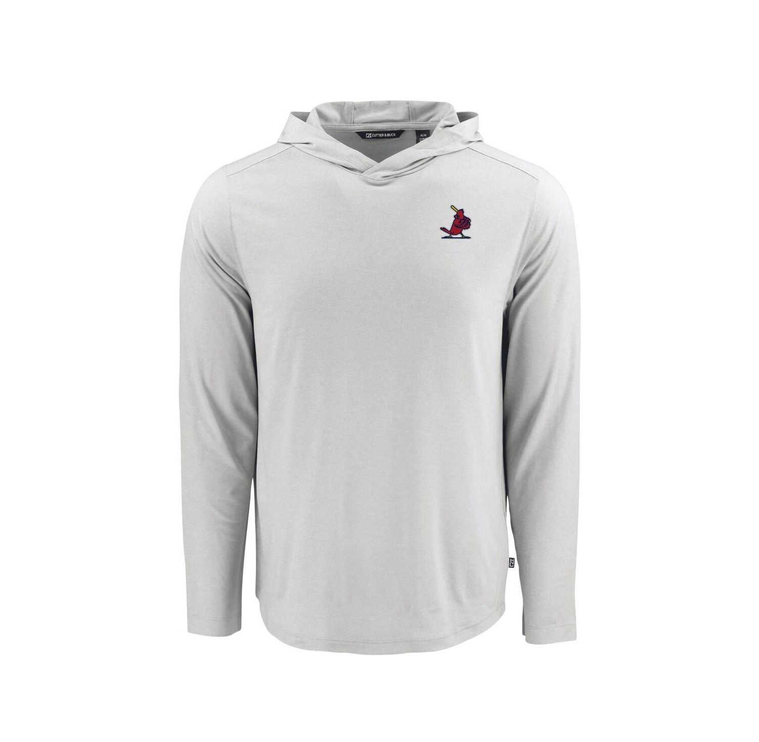 Men's Gray St. Louis Cardinals Coastline Epic Comfort Eco Hoodie Long Sleeve T-Shirt