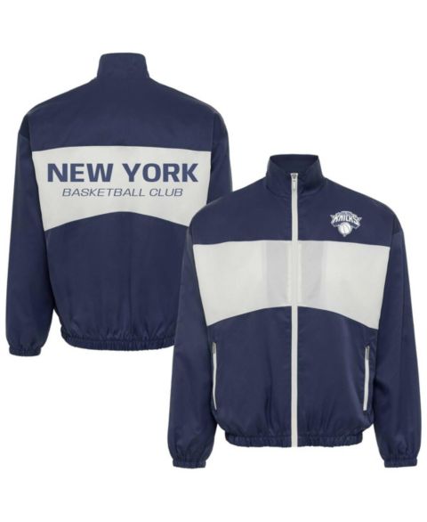 Женские куртки Sportiqe Men's and Women's Blue New York Knicks Athletic Club Collection Senna Premium Lightweight Full-Zip Jacket