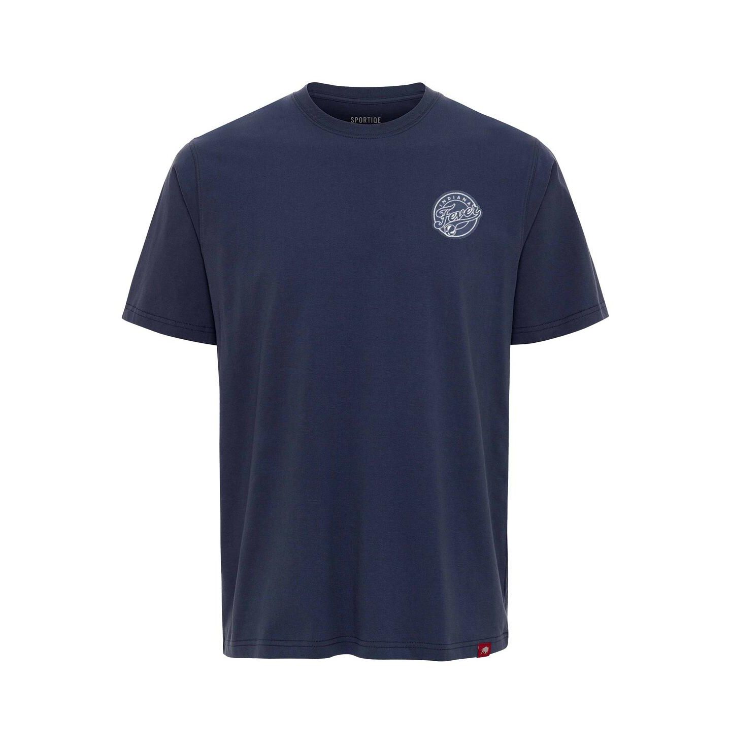 Футболка Sportiqe Blue Indiana Fever Athletic Club Collection Duke Relaxed Fit Premium — фото 2