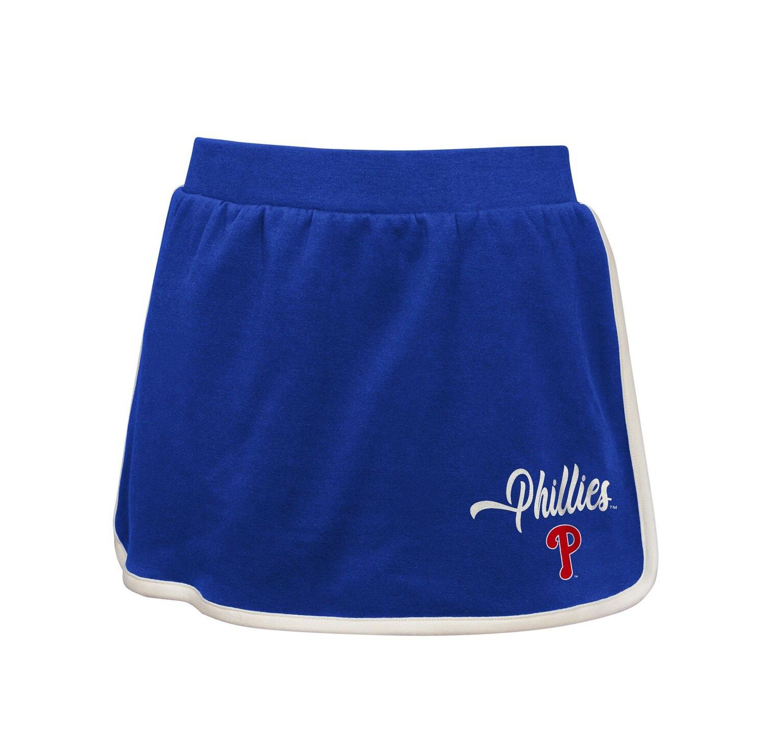 Big Girls 2-Piece Royal Philadelphia Phillies Base Trainer Johnny Polo Shirt and Skort Set