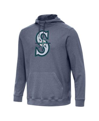 Men's Heather Navy Seattle Mariners Cloud Pullover Hoodie