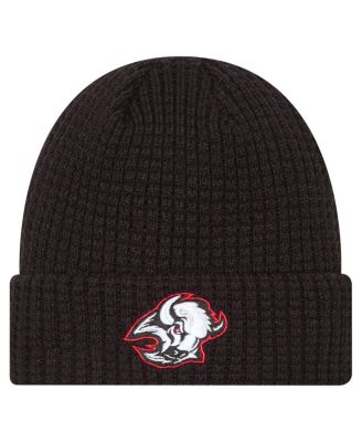 Men's Black Buffalo Sabres Waffle Cuffed Knit Hat