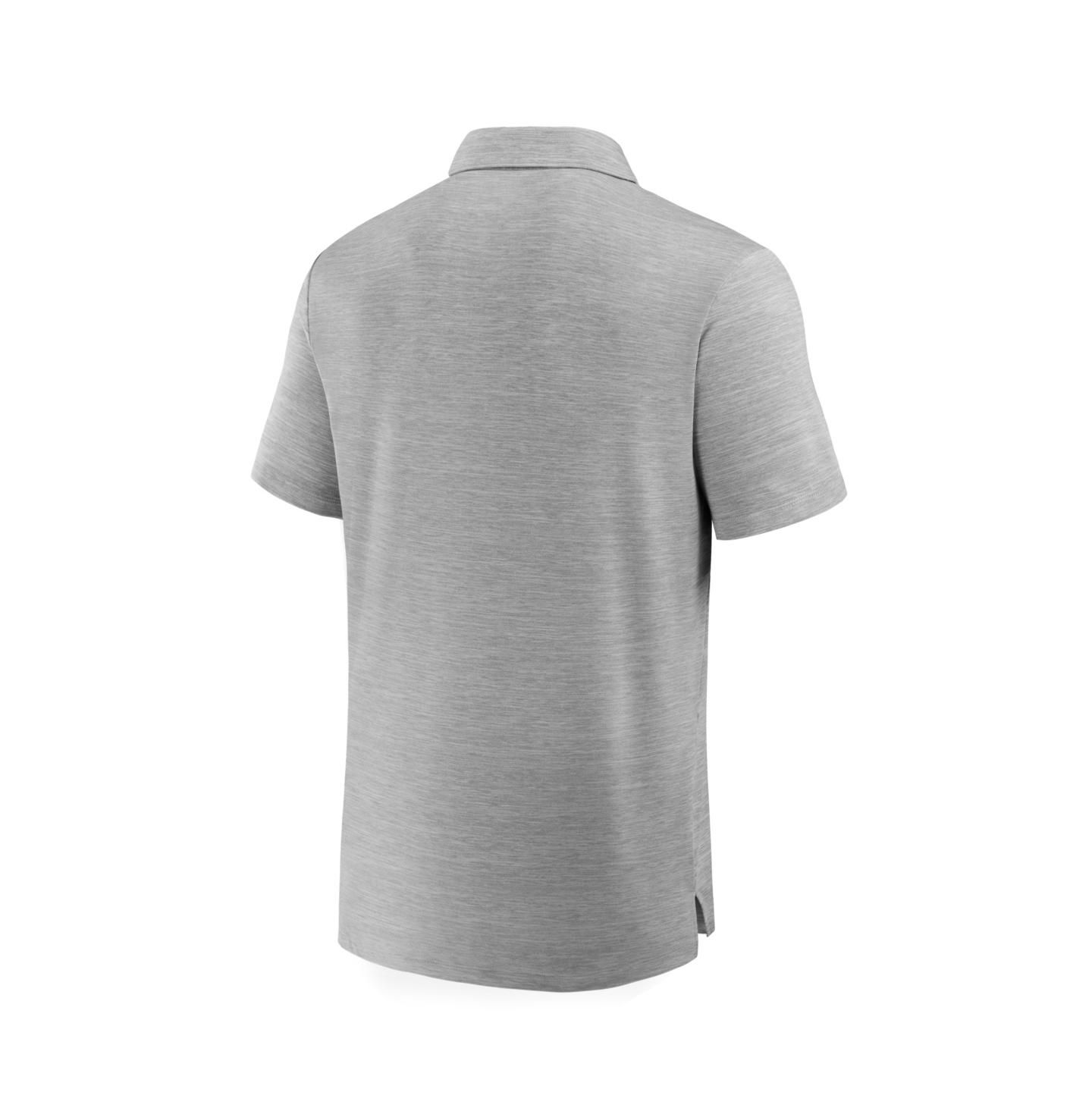 Мужское поло Fanatics Heather Gray Pittsburgh Steelers Clutch Polo Shirt — фото 3