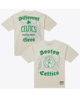 Men's Cream Boston Celtics Hardwood Classics Chapters T-Shirt